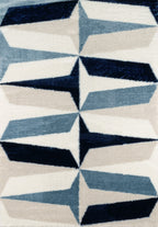Karena 676 Soft Shaggy Rug - Blue