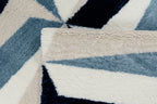 Karena 676 Soft Shaggy Rug - Blue