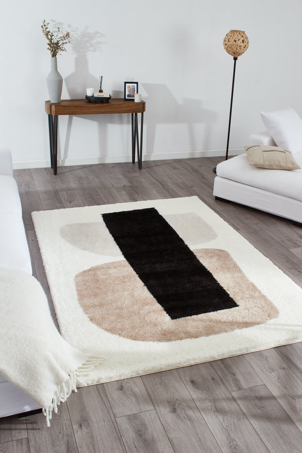 Karena - Alfombra Interior - Poliéster - Marfil