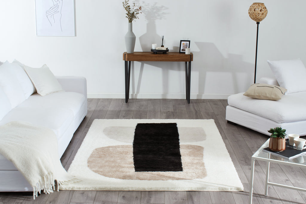 Karena - Tapis D'Intérieur - Polyester - Ivoire