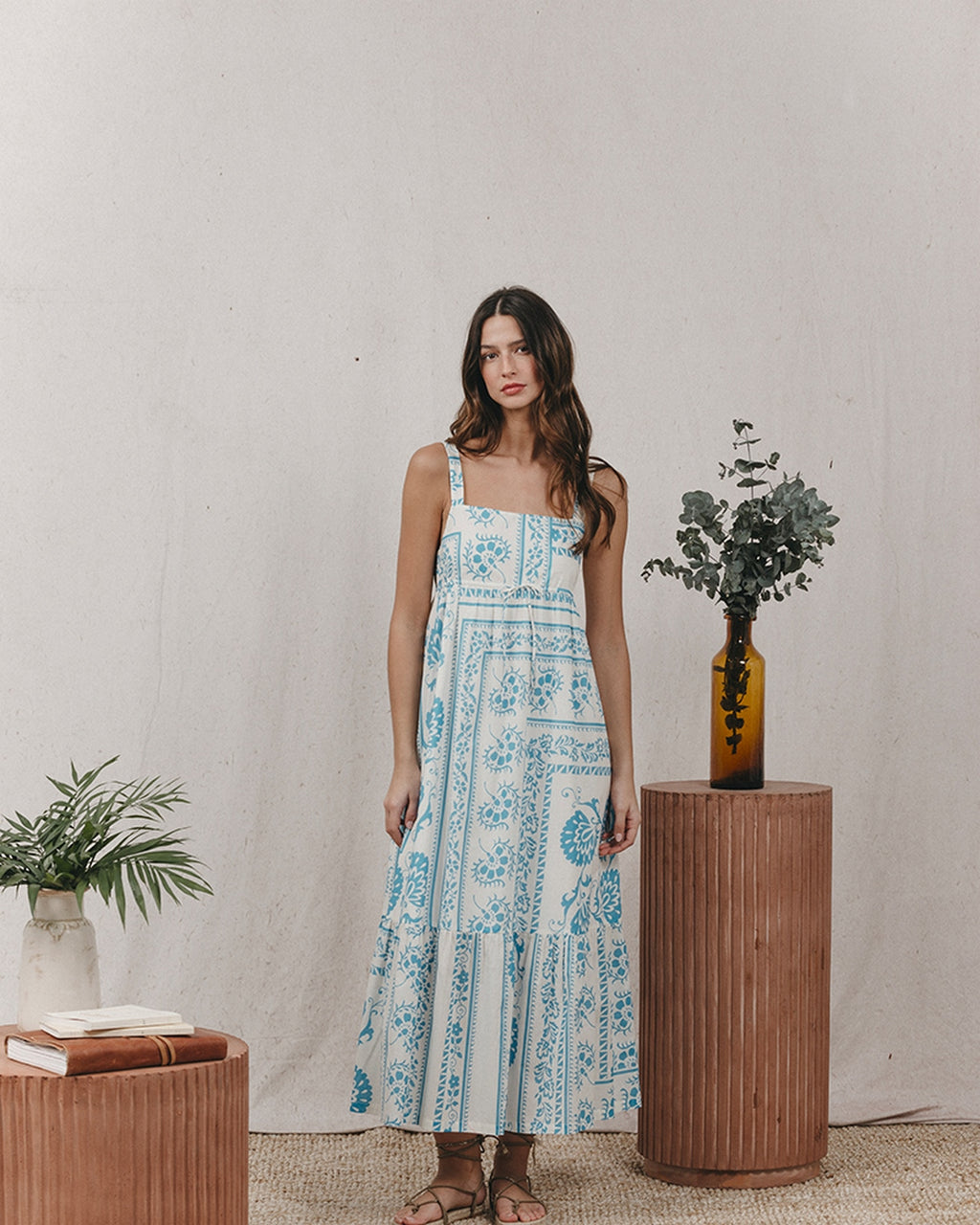Robe Longue Kareen - Ecru