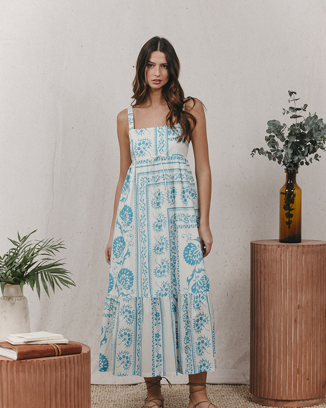 Robe Longue Kareen - Ecru