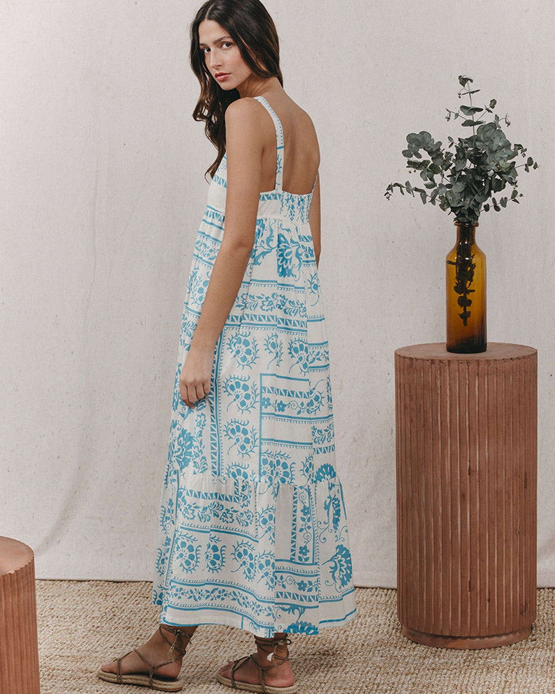 Robe Longue Kareen - Ecru