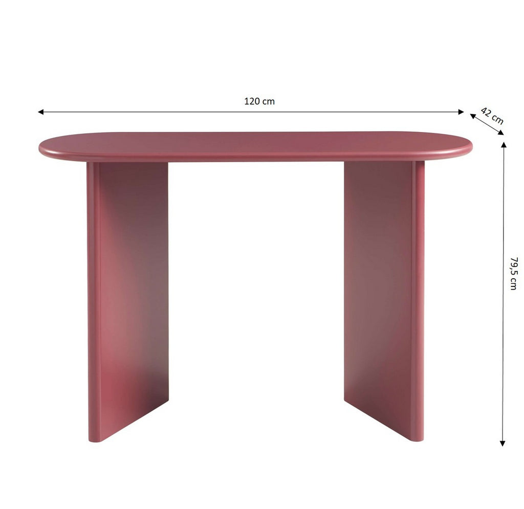 Karia - Sidetable - Laklook - Bordeauxrood