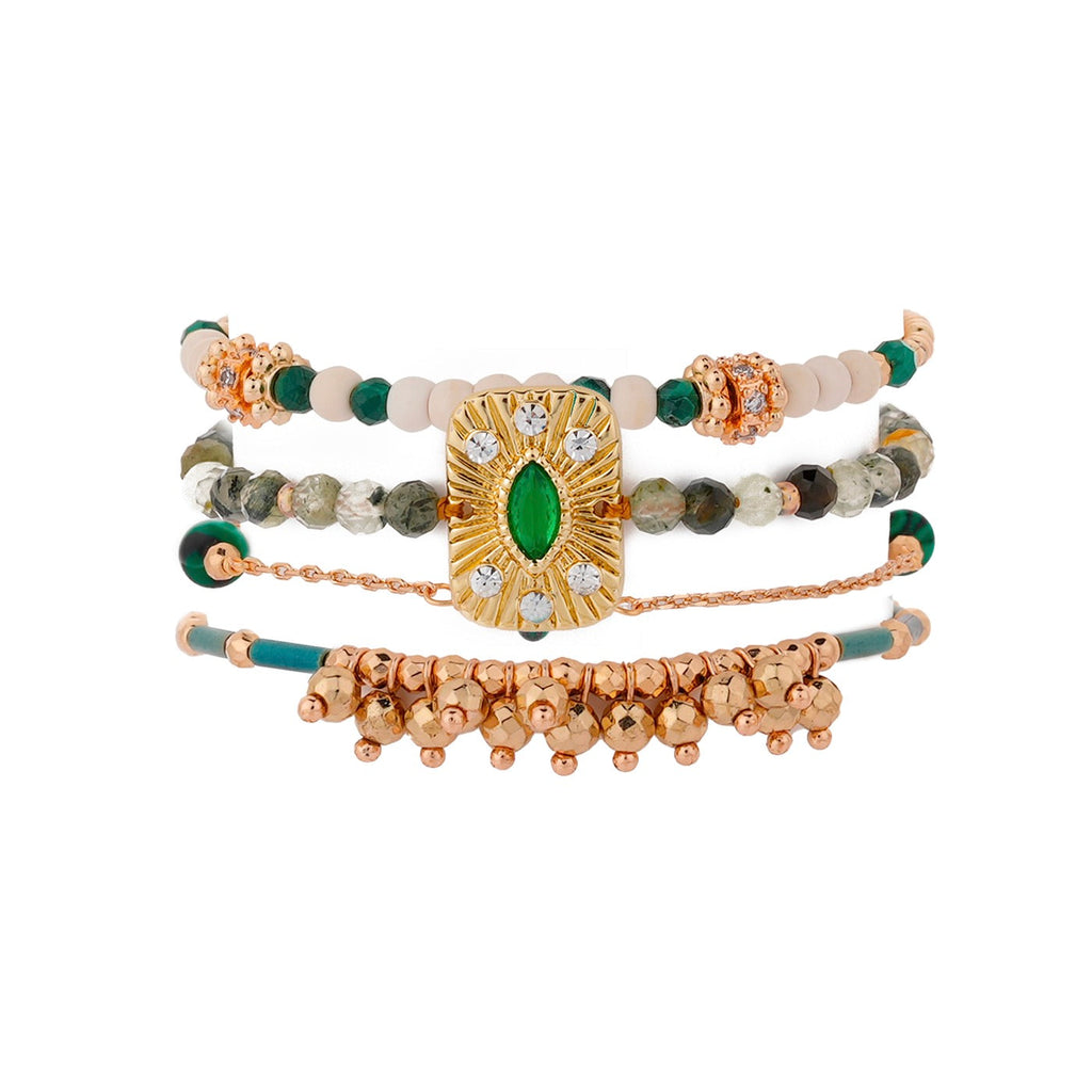 Karmelia Green Cuff