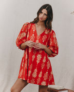 Vestido Corto Karmique - Naranja