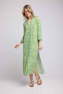 Robe Long Manches Longues - Vert