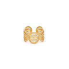 Bague Ajustable "Sophie" Acier Inoxydable