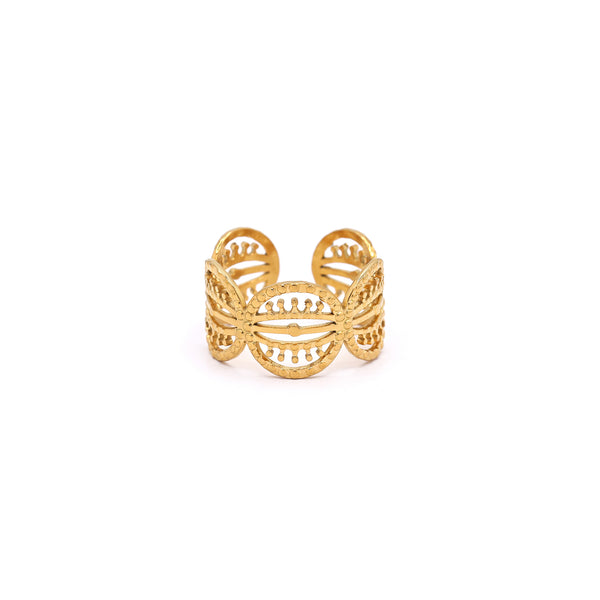 Bague Ajustable "Sophie" Acier Inoxydable