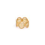 Bague Ajustable "Sophie" Acier Inoxydable