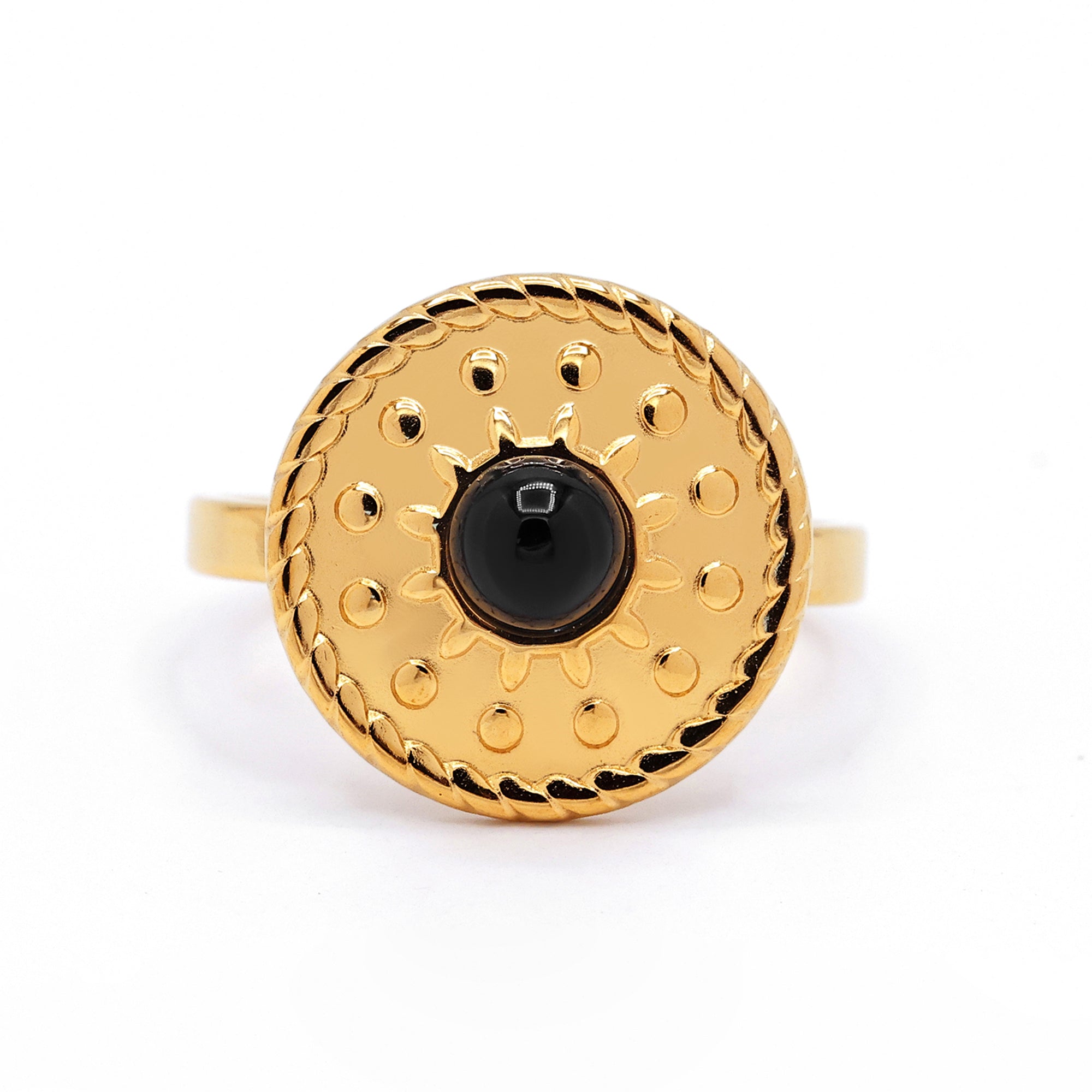 Bague Ajustable "Sylvie" Acier Inoxydable