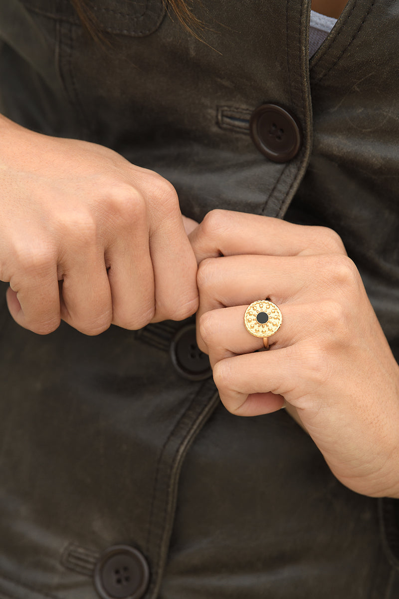 Bague Ajustable "Sylvie" Acier Inoxydable