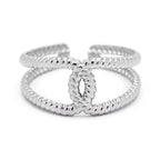 Bague Ajustable "Tatiana" Acier Inoxydable
