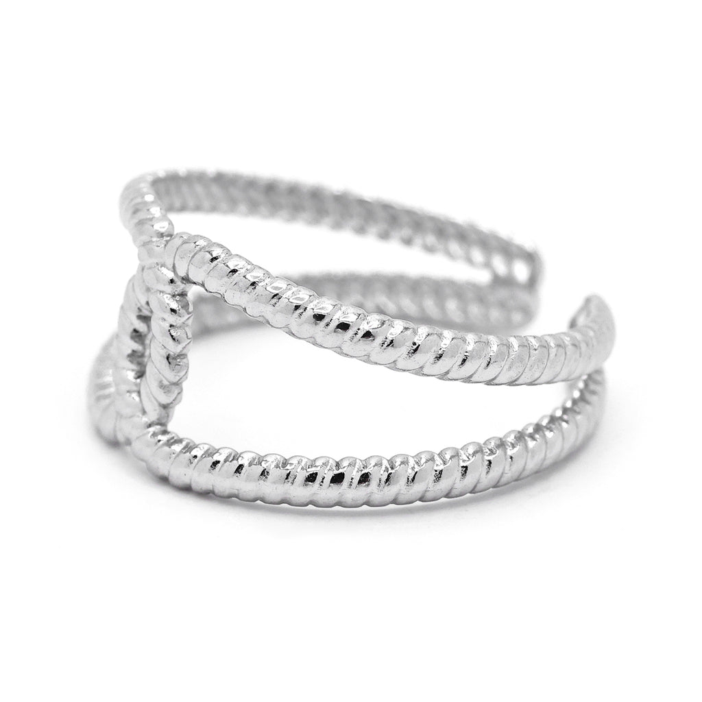 Bague Ajustable "Tatiana" Acier Inoxydable