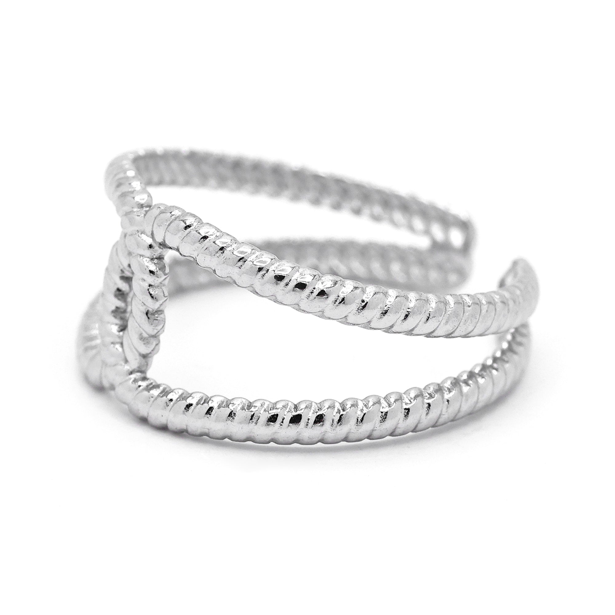 Bague Ajustable "Tatiana" Acier Inoxydable
