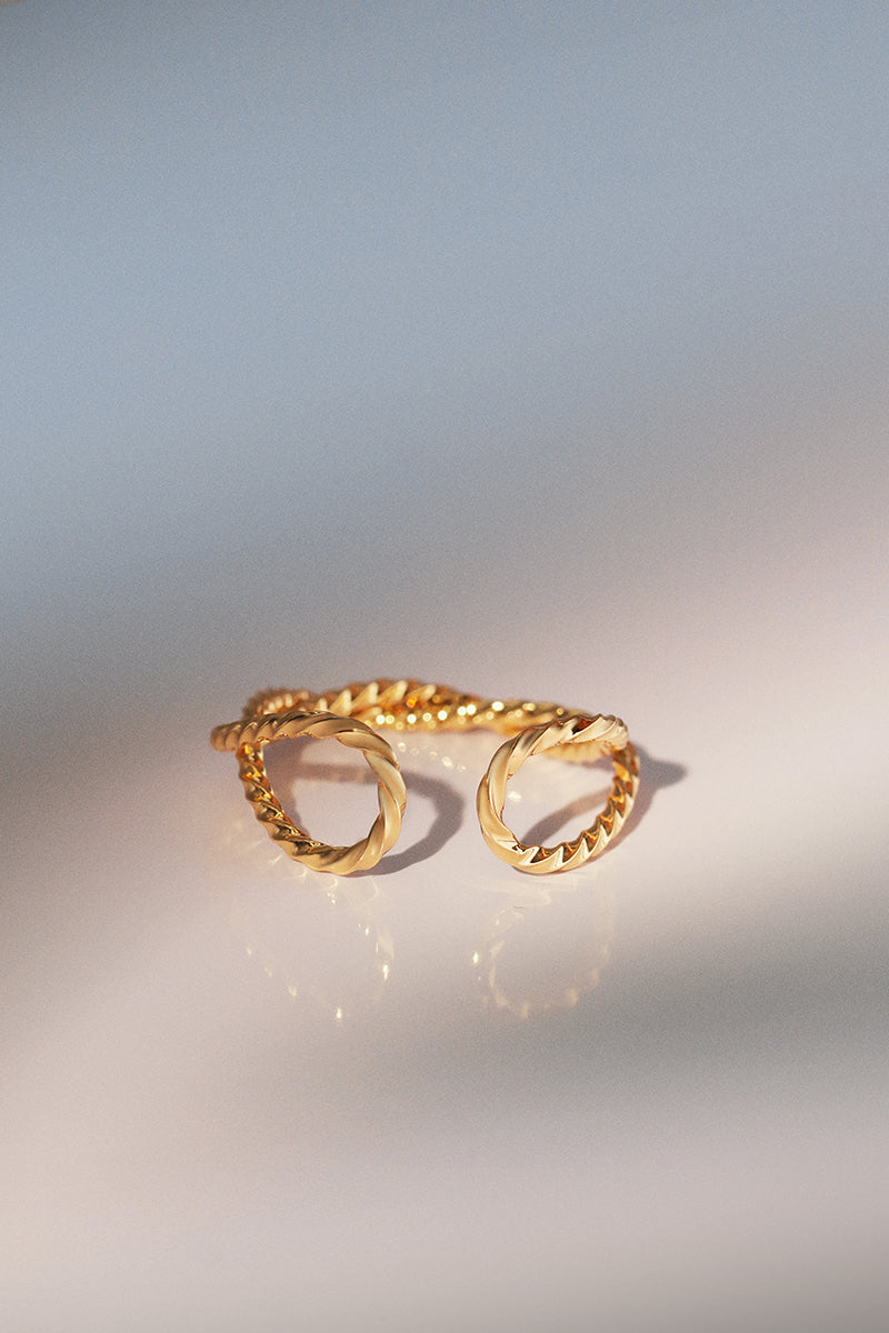 Bague Ajustable "Tatiana" Acier Inoxydable