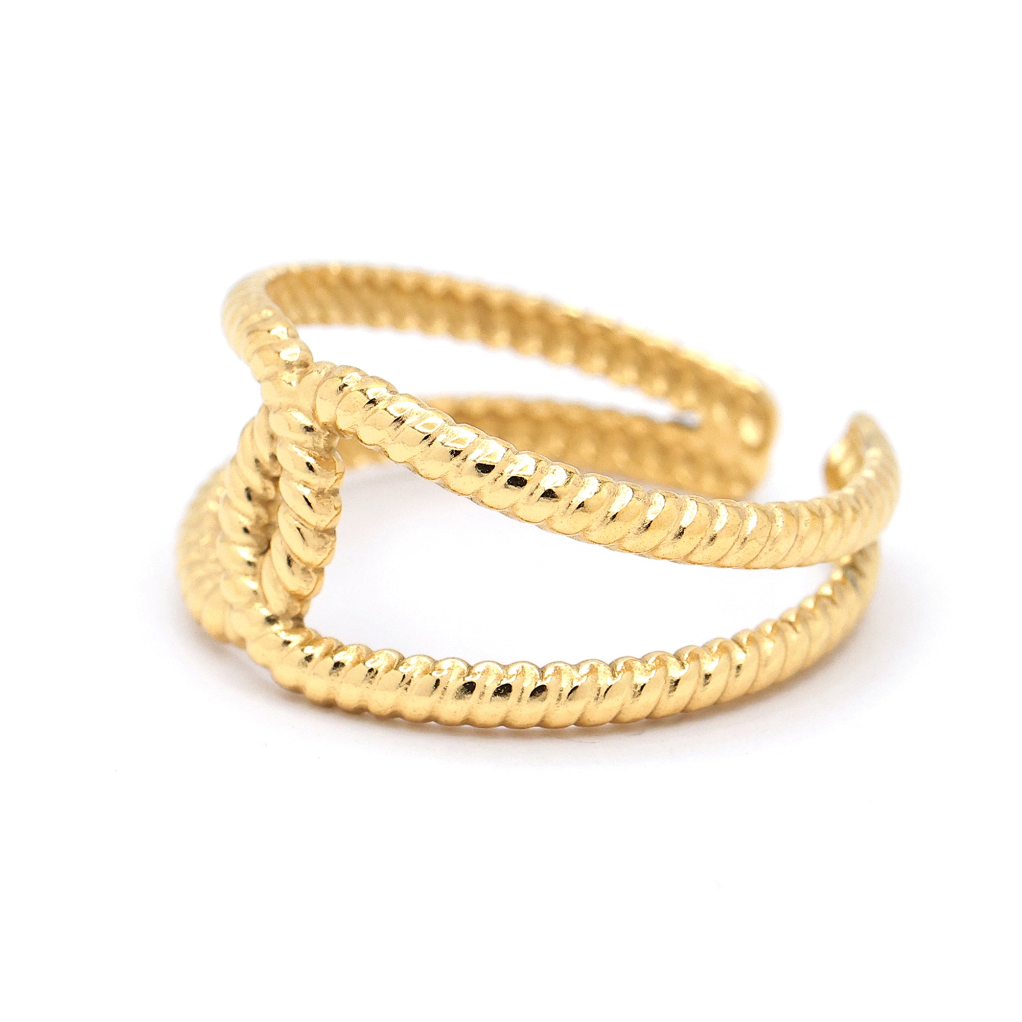 Bague Ajustable "Tatiana" Acier Inoxydable