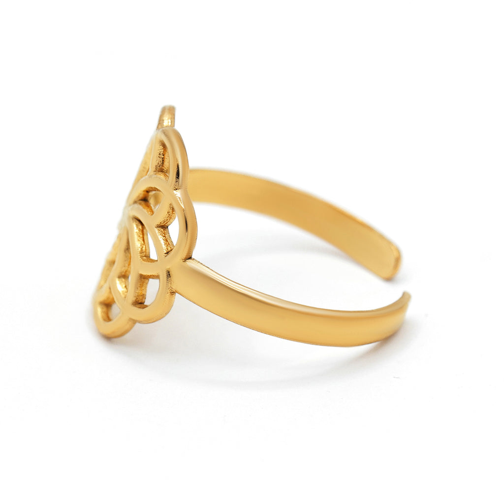 Bague Ajustable "Vanessa" Acier Inoxydable