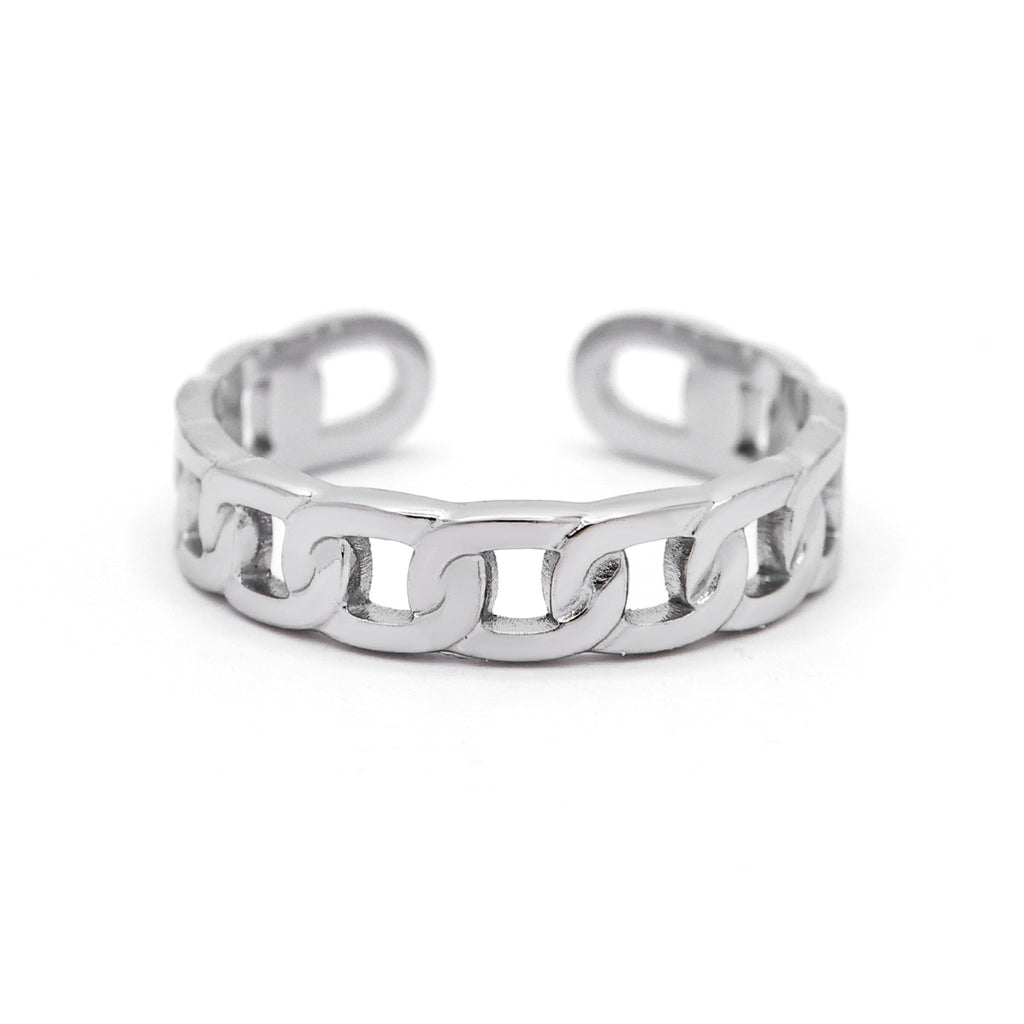 Bague Ajustable "Victoria" Acier Inoxydable