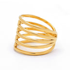 Bague Ajustable "Bérénice" Acier Inoxydable