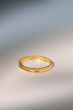 Bague Ajustable "Violaine" Acier Inoxydable