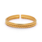 Bague Ajustable "Violaine" Acier Inoxydable