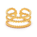 Bague Ajustable "Yolaine" Acier Inoxydable