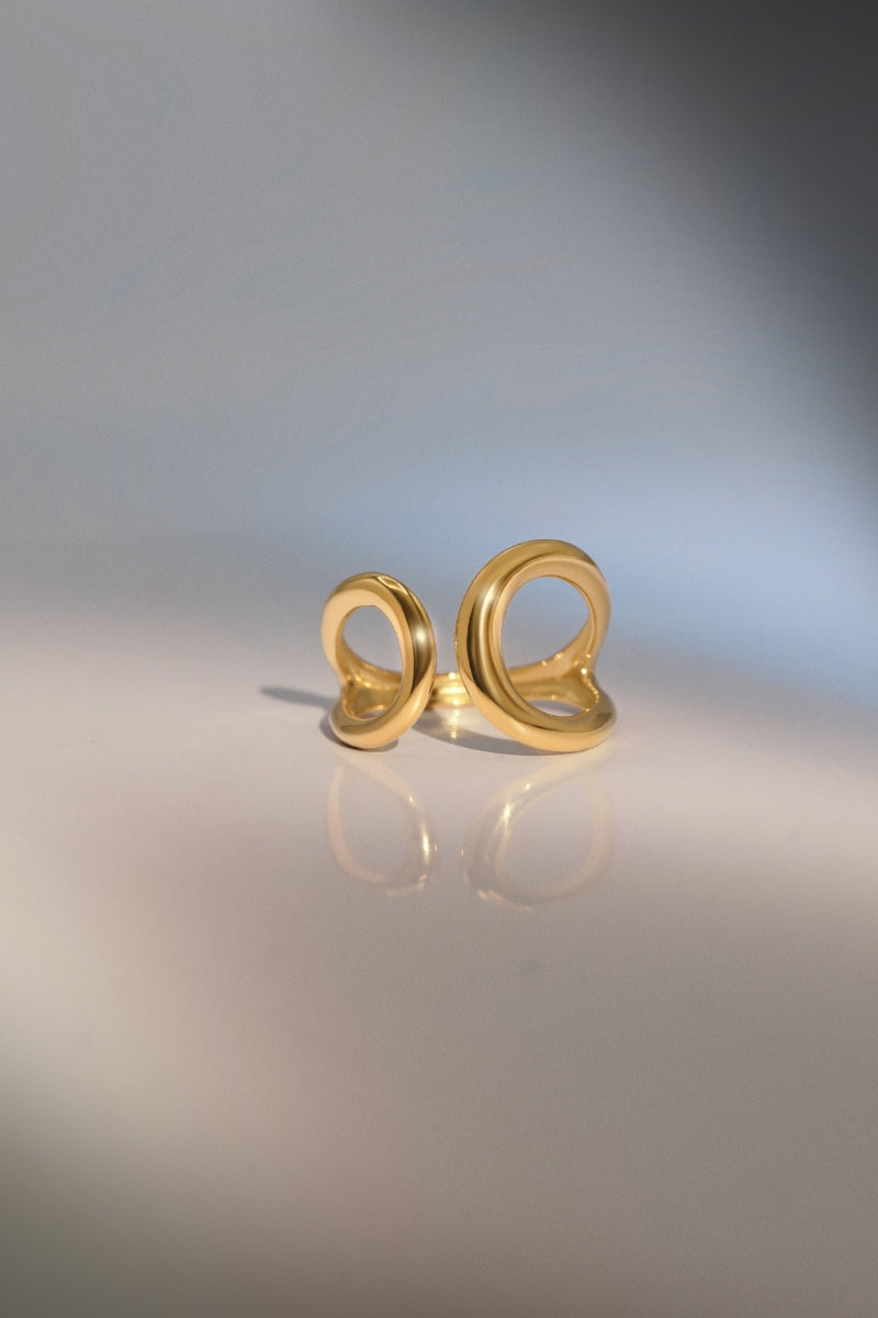 Bague Ajustable "Segolene" Acier Inoxydable