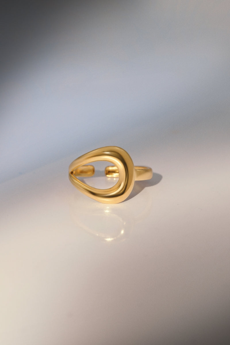 Bague Ajustable "Louna" Acier Inoxydable