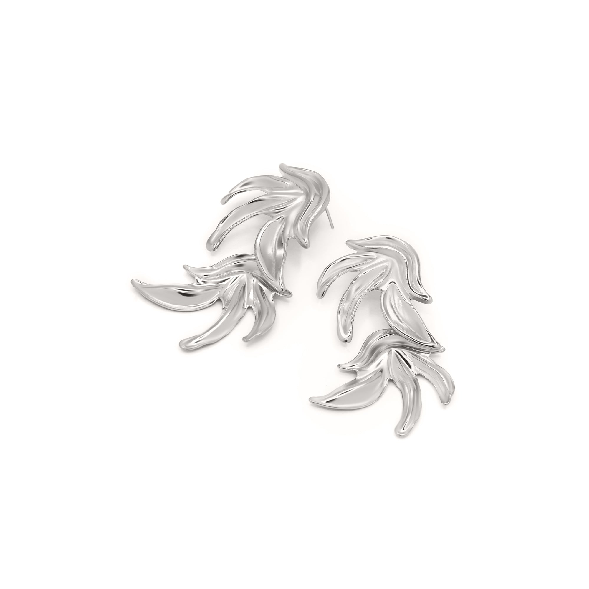 Boucles D'Oreilles "Emiliana" Acier Inoxydable