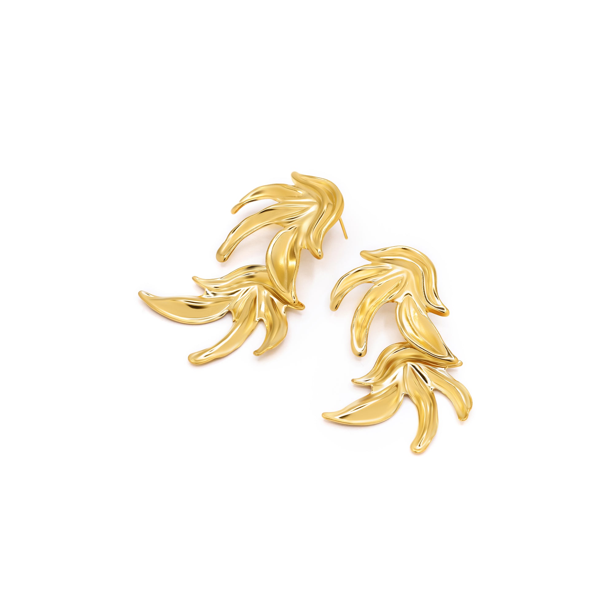 Boucles D'Oreilles "Emiliana" Acier Inoxydable