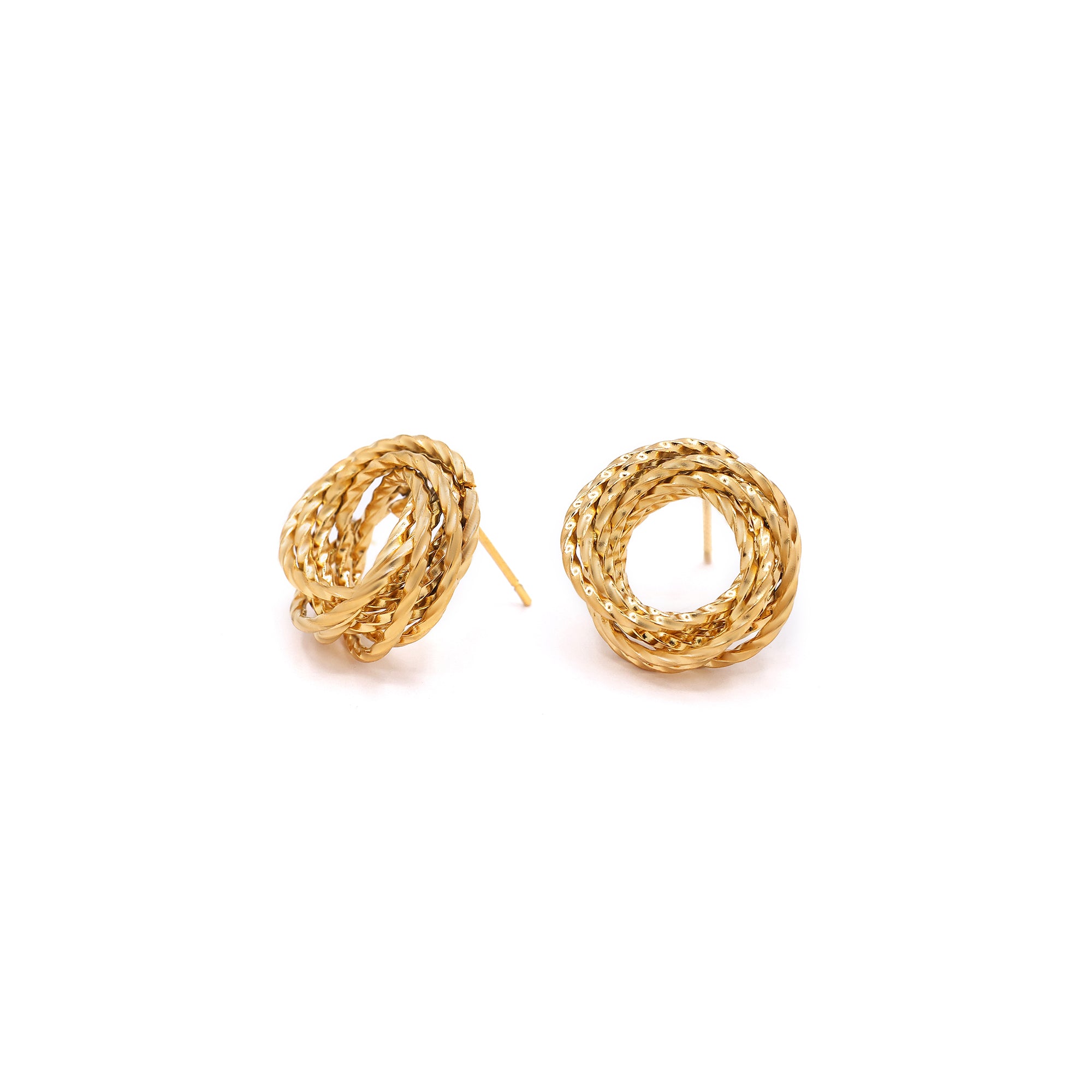 Boucles D'Oreilles "Suzanne" Acier Inoxydable
