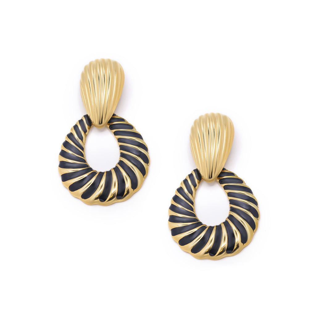 Boucles D'Oreilles "Viviane" Acier Inoxydable