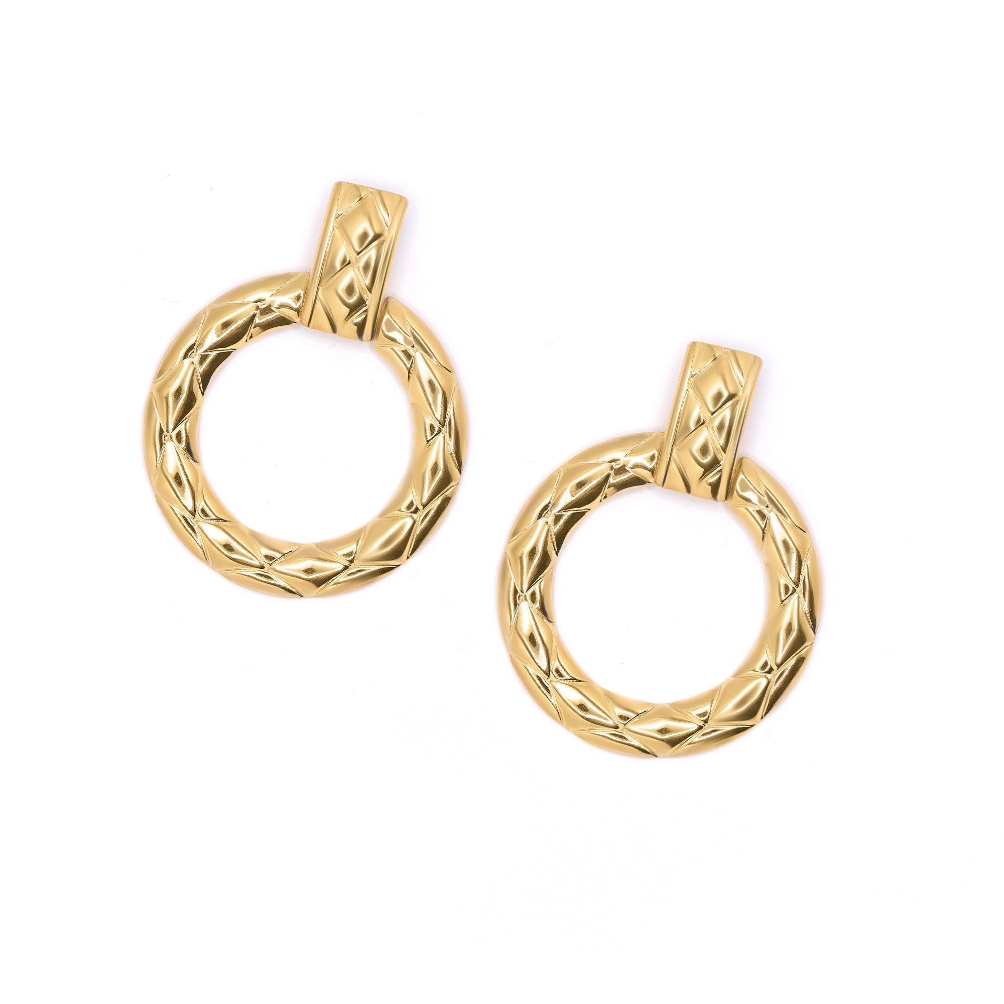 Boucles D'Oreilles "Diane" Acier Inoxydable