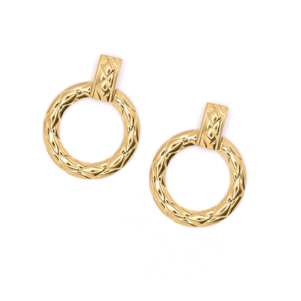 Boucles D'Oreilles "Diane" Acier Inoxydable