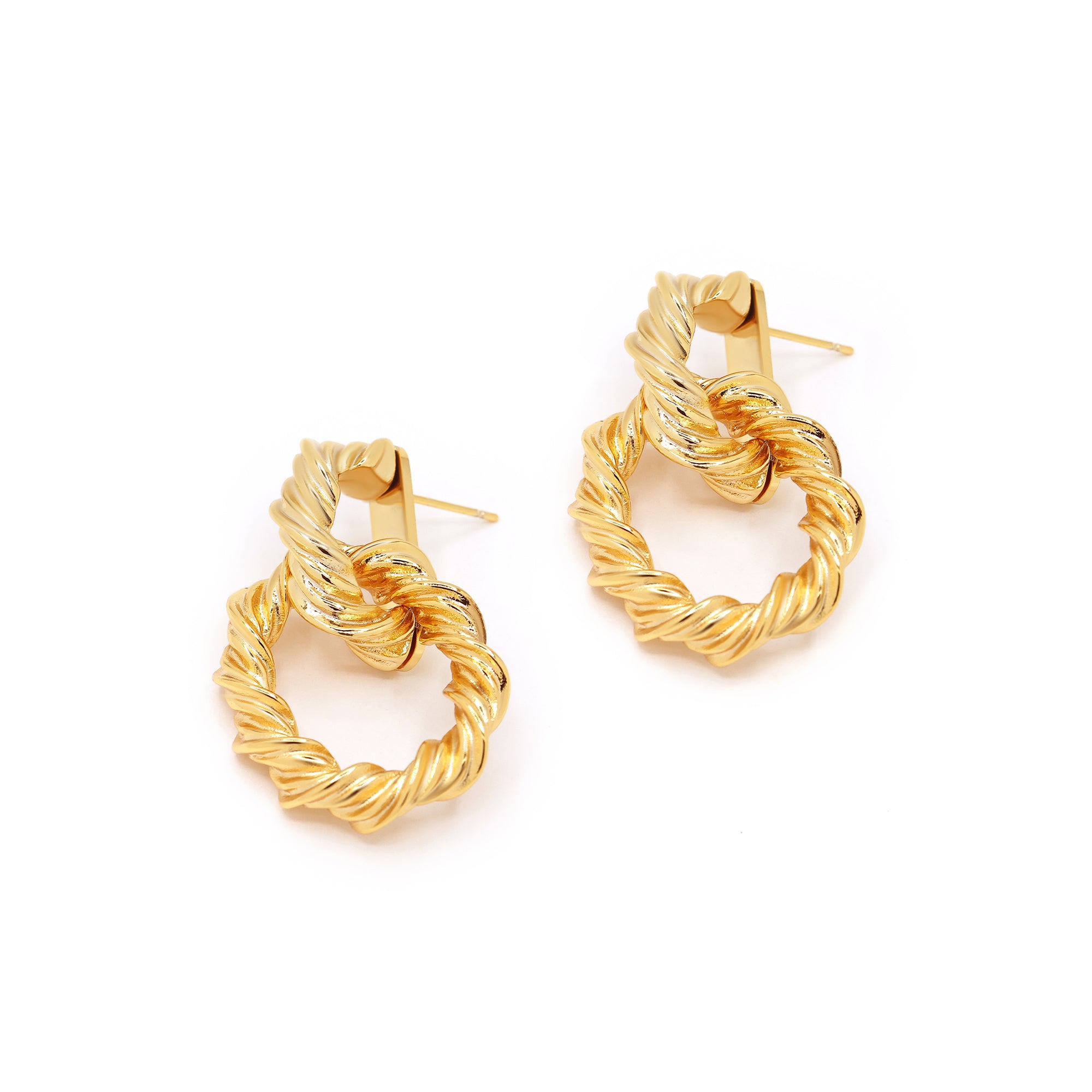 Boucles D'Oreilles "Maelle" Acier Inoxydable
