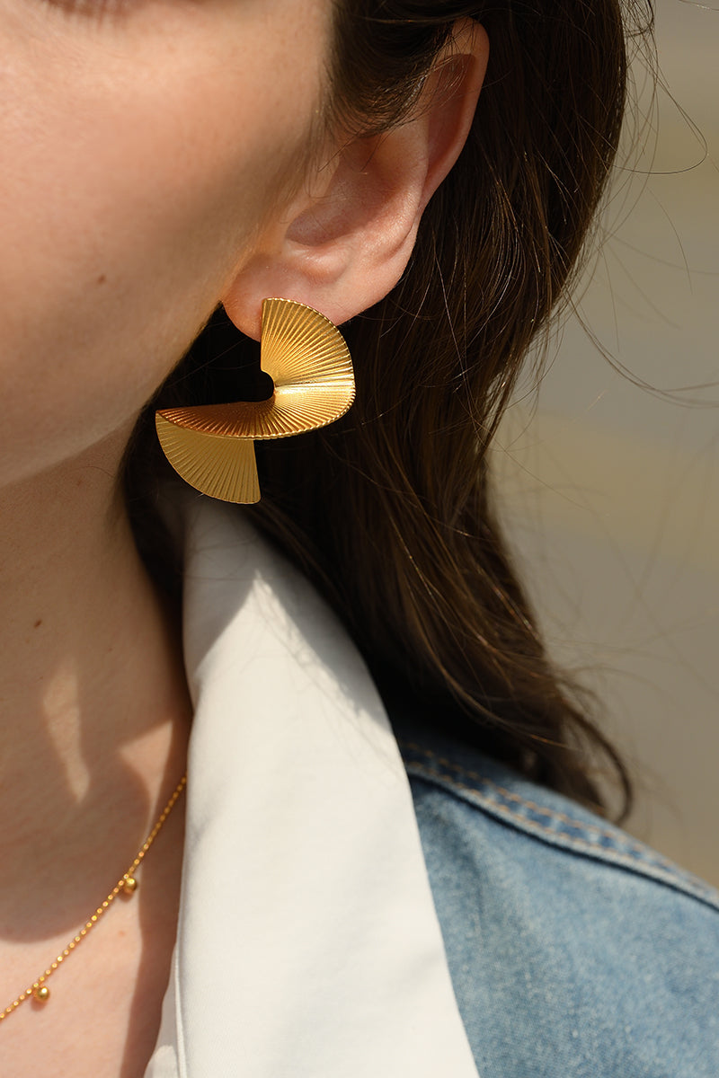 Boucles D'Oreilles "Ophelia" Acier Inoxydable