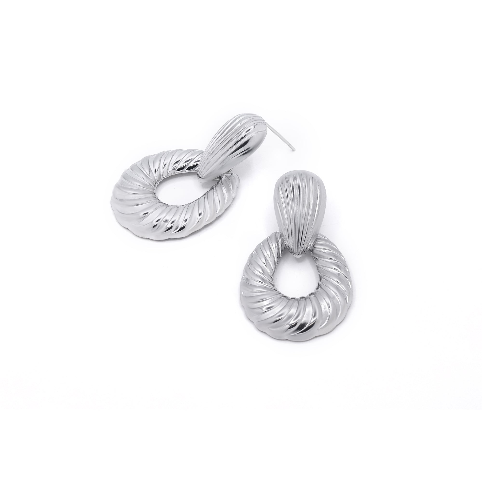 Boucles D'Oreilles "Camille" Acier Inoxydable