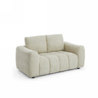 Kerea – Rak fast 2-sitssoffa – Chenilletyg taupe