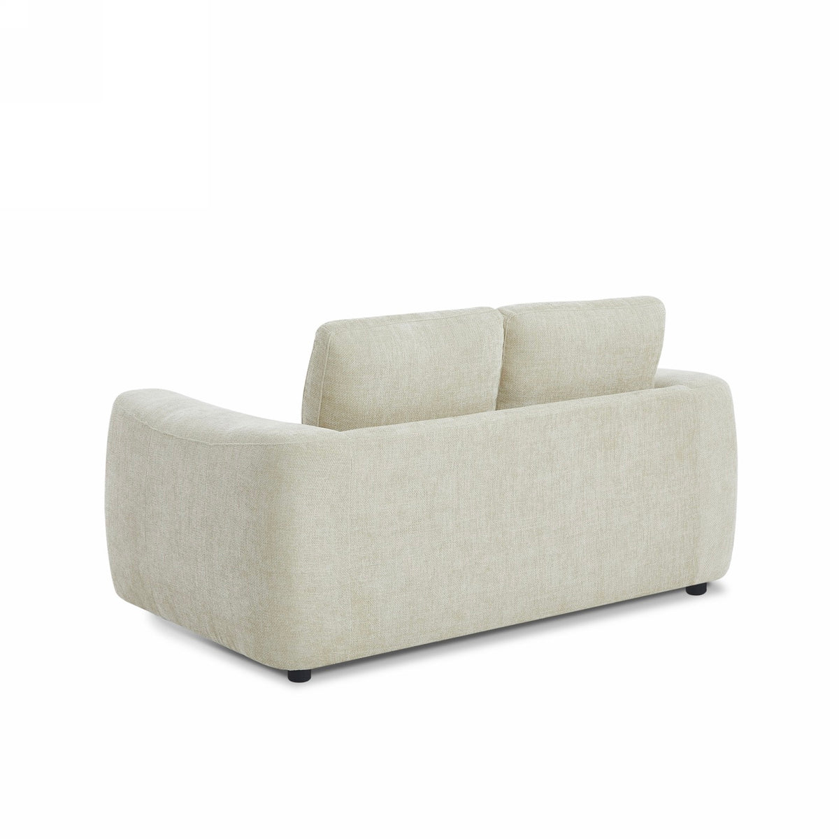Kerea – Rak fast 2-sitssoffa – Chenilletyg taupe