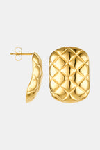 Boucles D'Oreilles "Perrine" Acier Inoxydable