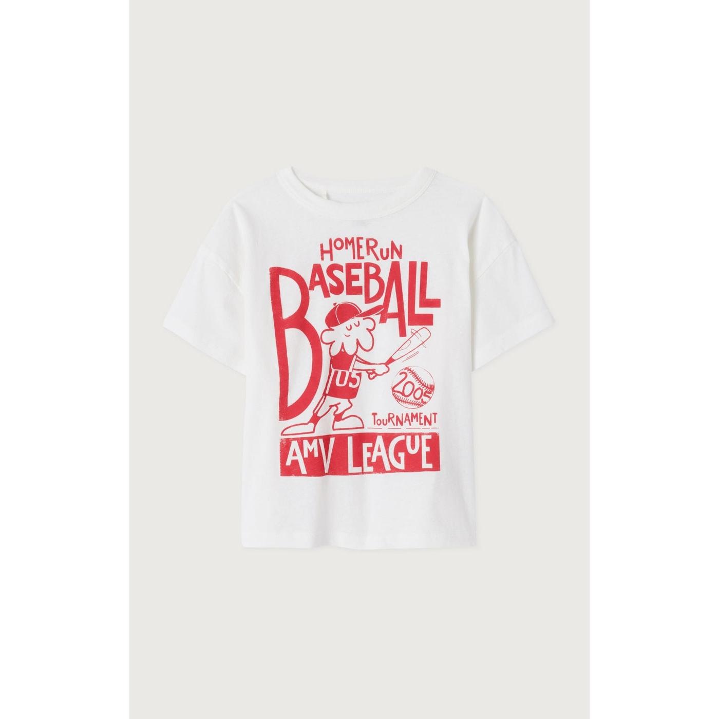 T-Shirt Droit Col Rond - Blanc - Enfant