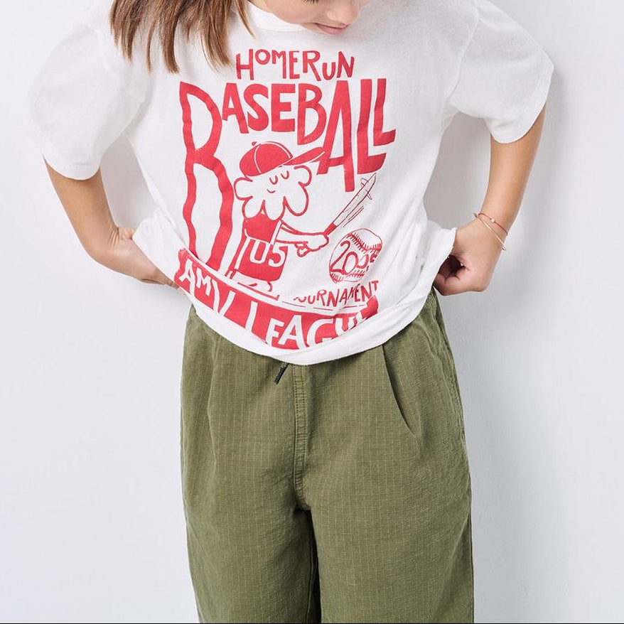 T-Shirt Droit Col Rond - Blanc - Enfant