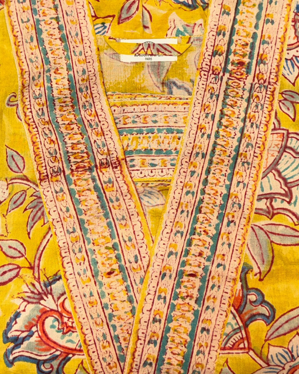Madras kimono