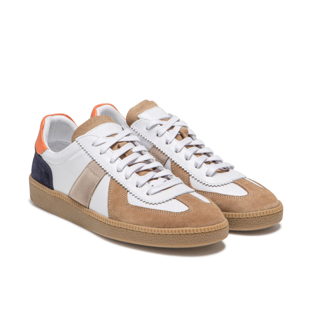 Sneakers Kinks Sm - Cognac/Bianco/Taupe