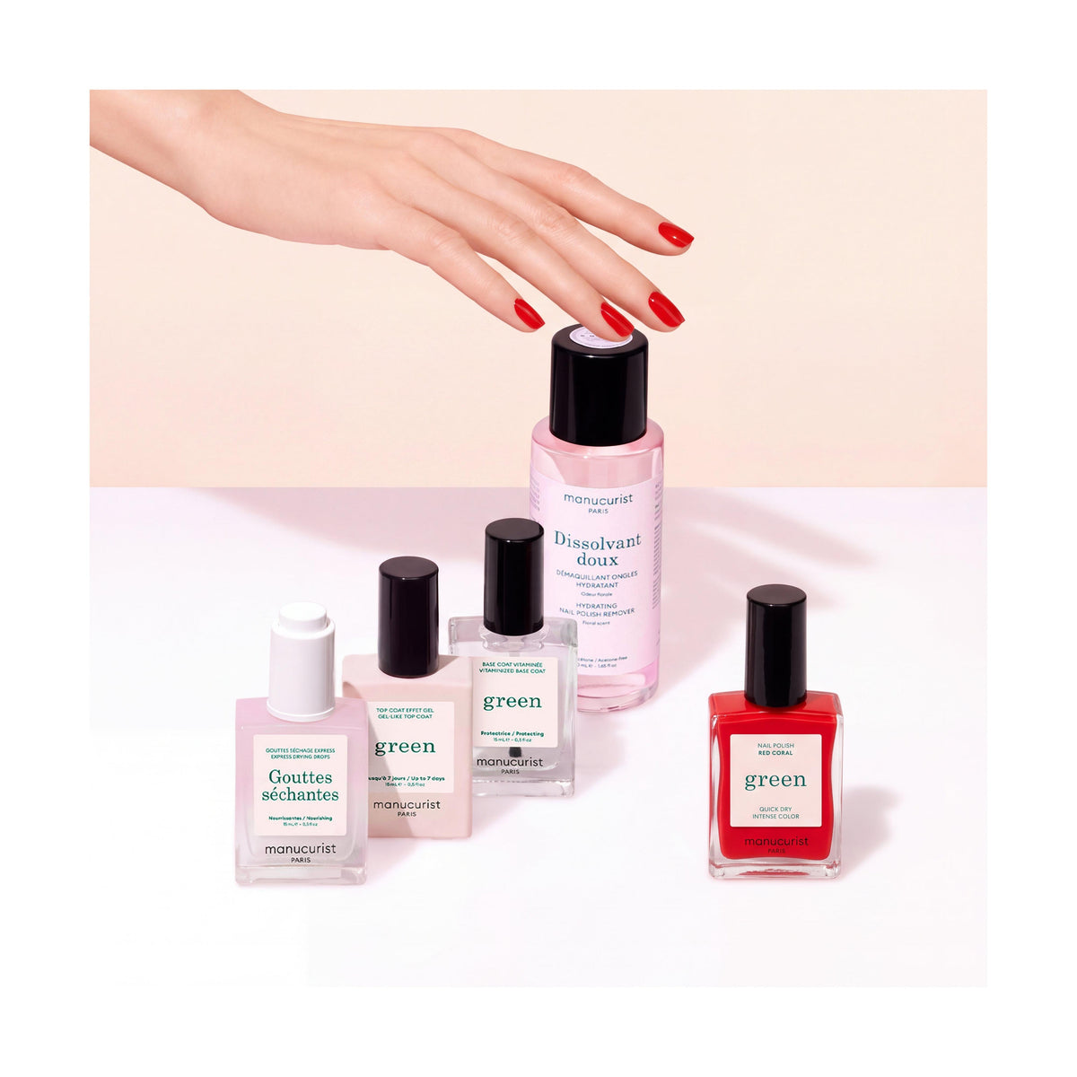 Kit Vernis À Ongles Green™ - Red Coral