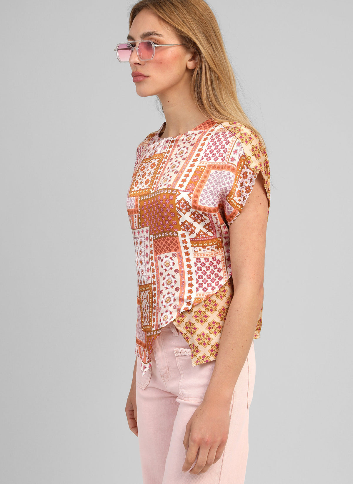 Top Kleor Patchila Ocre