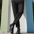 Chaussettes Unies En Coton Biologique - Noir