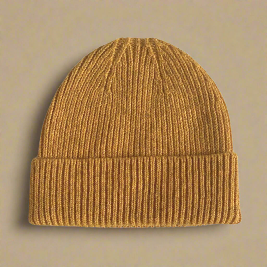 Bonnet En Laine - Moutarde