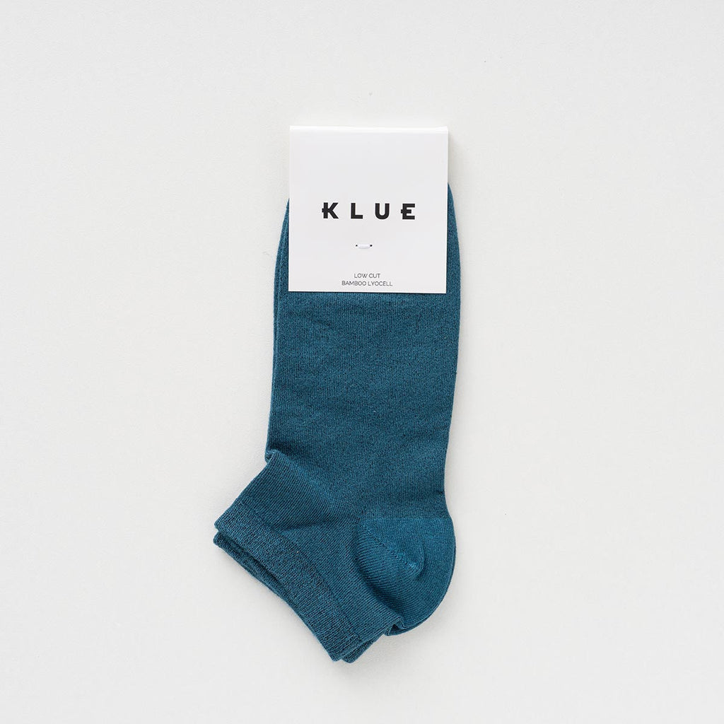Chaussettes Basses Unies - Bleu Canard Profond